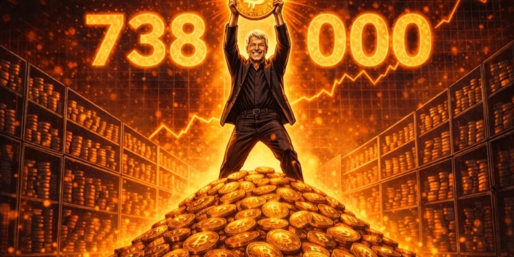Una inversión monumental: Strategy adquiere 1,28 mil millones de dólares en Bitcoin y supera los 738,000 BTC