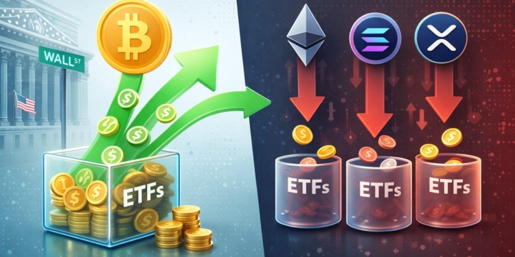 Los ETF de Bitcoin experimentan un resurgir con 167 millones de dólares, mientras que ETH, XRP y Solana sufren deserciones.