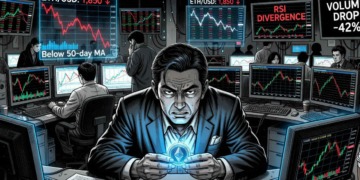 Ethereum se enfrenta a un reto: ¿podrá superar los $1.992 mientras el volumen se desploma un 65%?