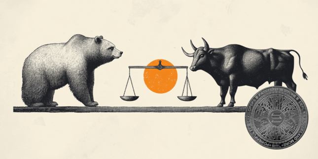 Solana lucha por mantenerse a flote ante la fuga de capitales en ETFs y la cautela en los mercados de derivados. 1 Solana lucha por mantenerse a flote ante la fuga de capitales en ETFs y la cautela en los mercados de derivados.