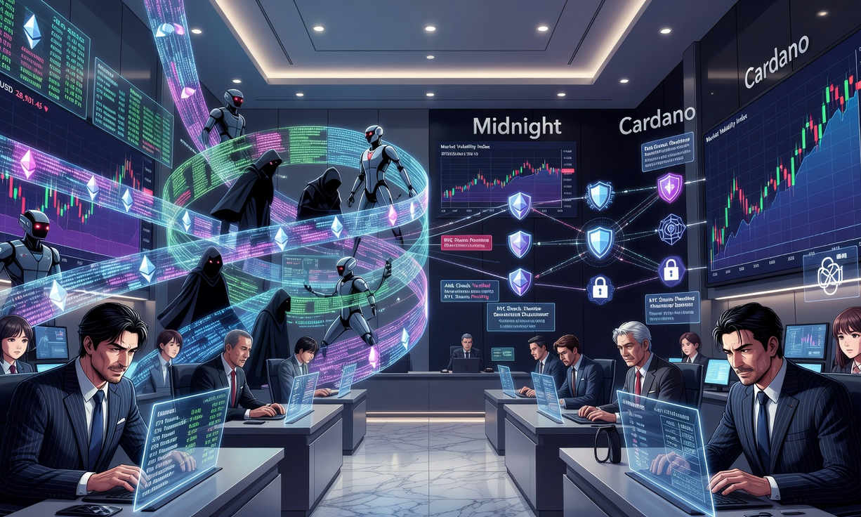 Los bancos se oponen a los límites de Ethereum y Solana en la nueva era de las finanzas, revela un estudio sobre Cardano y Midnight. 1 Los bancos se oponen a los límites de Ethereum y Solana en la nueva era de las finanzas, revela un estudio sobre Cardano y Midnight.