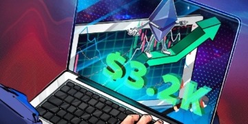 Una ballena de Ethereum invierte 90 millones de dólares mientras ETH se dirige hacia los 3.200 dólares.