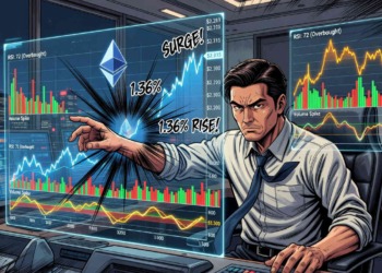 Ethereum experimenta un inesperado repunte del 1,36% tras tocar la SMA-7.