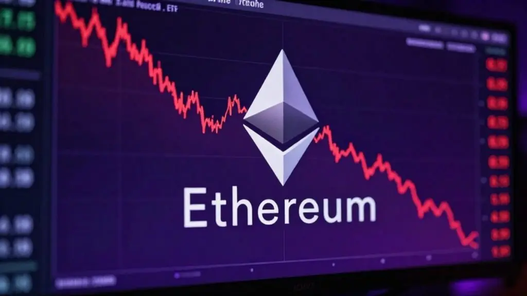 Ethereum se desploma a 2.300 dólares tras una fuga millonaria en ETFs: ¿Qué está sucediendo?