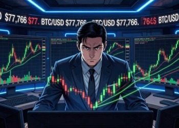Bitcoin se aferra a los 77.766 dólares, desafiando los límites de la semana.