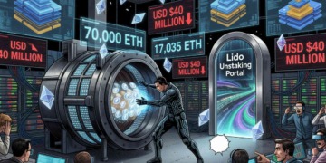 Ethereum desata un movimiento sorprendente al retirar más de 17.000 ETH tras alcanzar casi su meta de 70.000 ETH