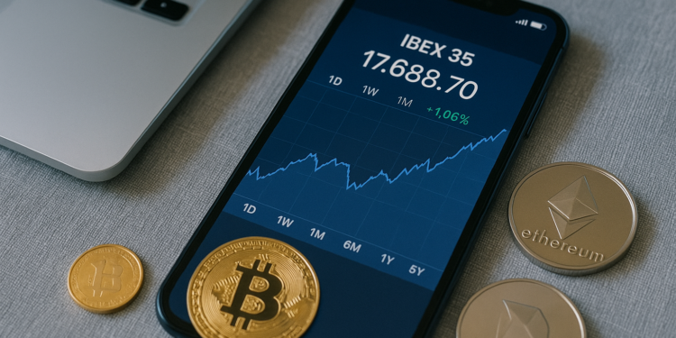 El Ibex 35 se acerca a los 17.700 puntos antes de la gran jornada de resultados y decisiones de los bancos centrales.