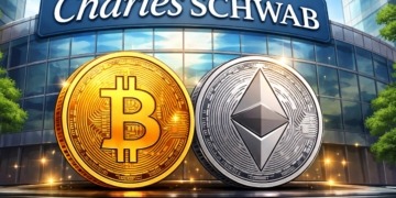 Charles Schwab se adentra en el mundo cripto con trading de Bitcoin y Ethereum en breve