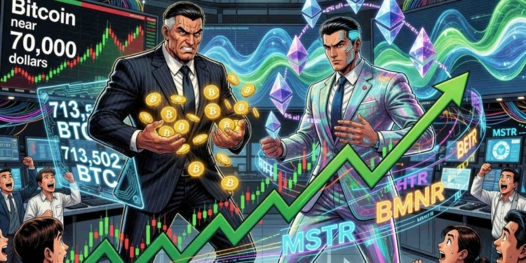 El inesperado ascenso del 6% de Strategy y Bitmine impulsado por el resurgir de Bitcoin y el renovado interés por las criptomonedas. 1 El inesperado ascenso del 6% de Strategy y Bitmine impulsado por el resurgir de Bitcoin y el renovado interés por las criptomonedas.