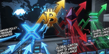 XRP atrae 119,6 millones en entradas mientras Ether enfrenta salidas continuas