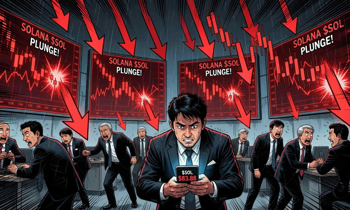 Solana se desploma por debajo de los $84 tras una jornada de fuertes altibajos 1 Solana se desploma por debajo de los $84 tras una jornada de fuertes altibajos