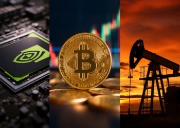 Las tres potencias que mueven el mercado: petróleo, Bitcoin y Nvidia