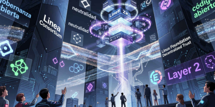 Linea presenta su innovador stack ZK Rollup en la Linux Foundation y defiende la neutralidad de Ethereum. 1 Linea presenta su innovador stack ZK Rollup en la Linux Foundation y defiende la neutralidad de Ethereum.
