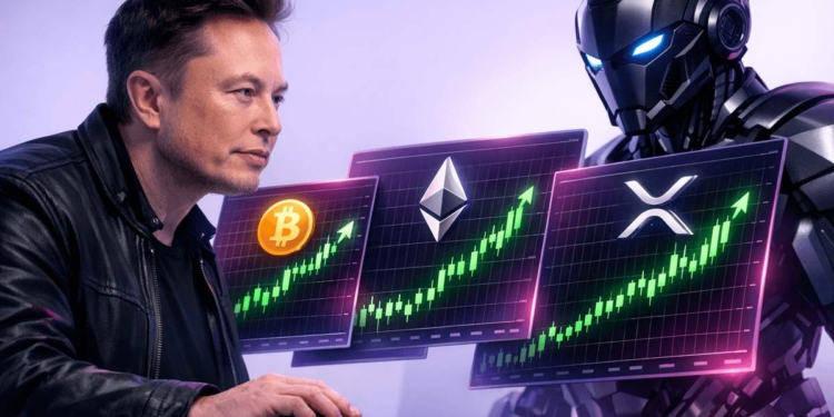 Bitcoin podría alcanzar los $95,000 según Grok: ¿y Ethereum y XRP seguirán su camino?