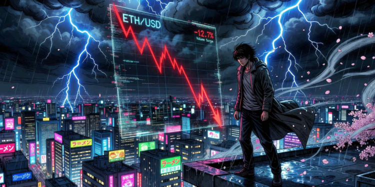 Ethereum sufre un retroceso del 2,41% y se acerca a niveles críticos en un contexto de calma volátil.