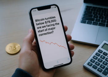 Bitcoin se desploma por debajo de los $78,000: ¿estamos ante el inicio de una gran corrección?