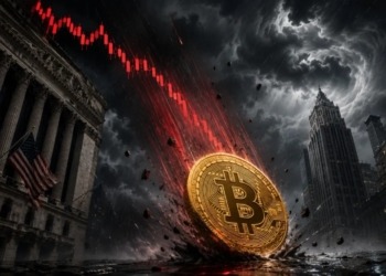 La tempestad financiera en Wall Street hunde el precio de Bitcoin en una profunda caída.