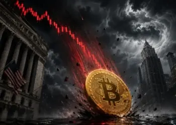 La tempestad financiera en Wall Street hunde el precio de Bitcoin en una profunda caída.