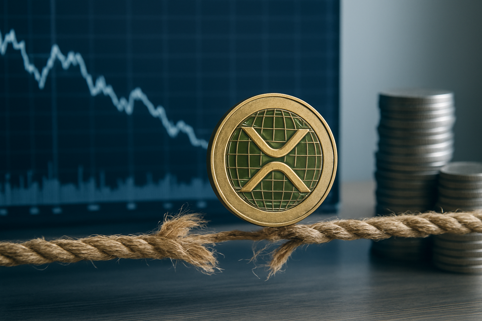 XRP en la cuerda floja: ¿se avecina un desplome inminente? 1 XRP en la cuerda floja: ¿se avecina un desplome inminente?