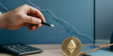 Ethereum en la cuerda floja: las SMA móviles indican un mercado bajista en expansión.