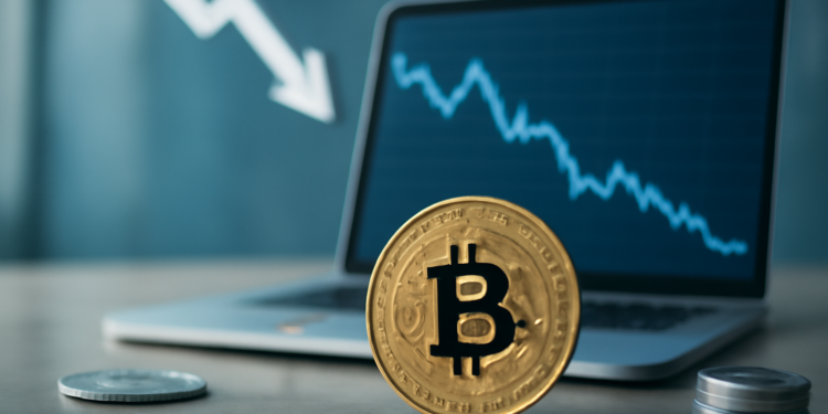 Bitcoin sufre una caída del 2,2% por la presión de los vendedores y se distancia de niveles cruciales.