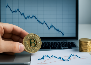 Bitcoin sufre un retroceso del 1.65% mientras las medias móviles apuntan a una tendencia a la baja.
