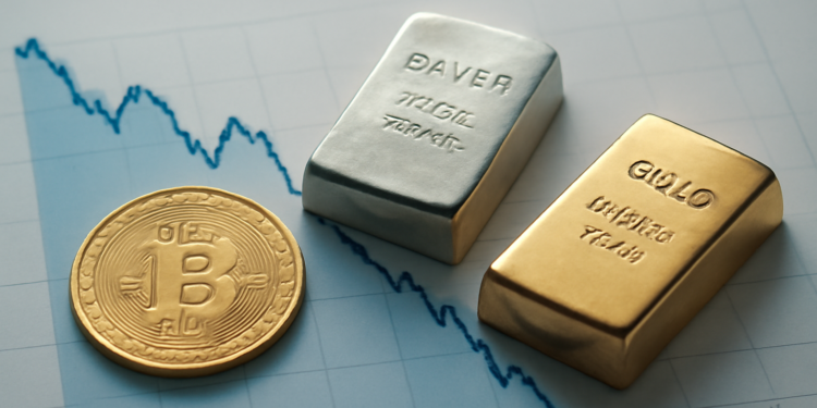 La sorprendente conexión entre la caída del oro y la plata y el desplome de Bitcoin