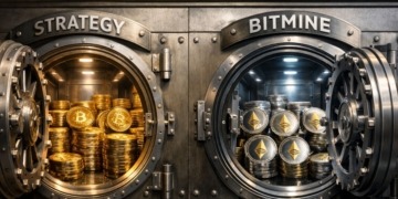 Strategy se deshace de bitcoin mientras Bitmine se lanza a la compra de Ethereum
