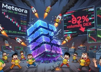 Solana experimenta un desplome del 82% en transacciones DEX en medio del enfriamiento de la locura por las memecoins.