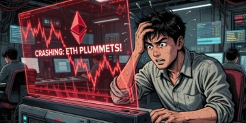 Ethereum sufre una caída del 8% y rompe niveles clave en junio de 2026.