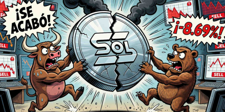 Solana sufre una fuerte caída del 8,69%: ¿se avecina un desastre aún mayor?