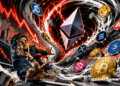El dramático desplome del Ether hunde la capitalización de las altcoins por debajo de los 880 mil millones.