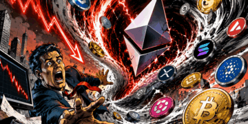 El dramático desplome del Ether hunde la capitalización de las altcoins por debajo de los 880 mil millones.