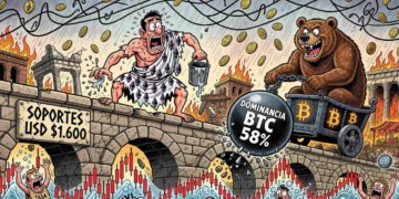 Ethereum sufre una caída del 33% en un año y se hunde por debajo de los USD $1.700 en un día de intensa volatilidad.