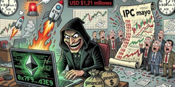 Un misterioso trader se embolsa 1,21 millones de dólares en Ethereum justo antes de la publicación del IPC en EE. UU.