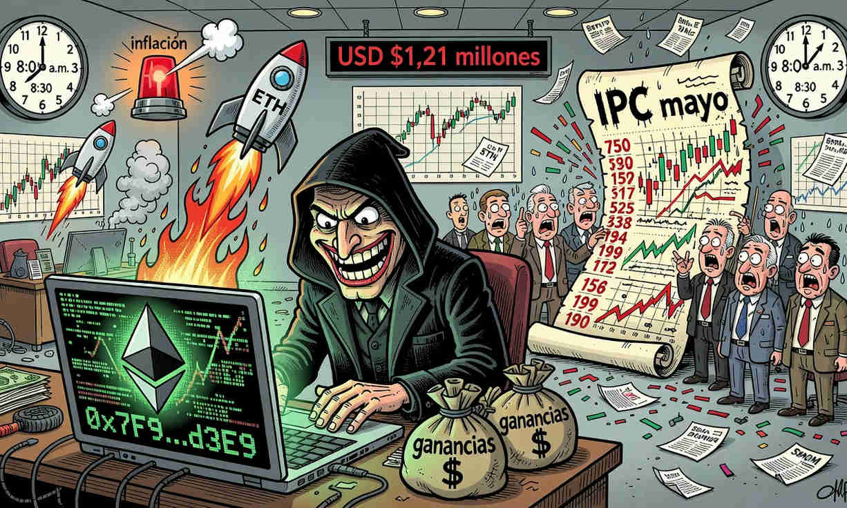 Un misterioso trader se embolsa 1,21 millones de dólares en Ethereum justo antes de la publicación del IPC en EE. UU. 1 Un misterioso trader se embolsa 1,21 millones de dólares en Ethereum justo antes de la publicación del IPC en EE. UU.