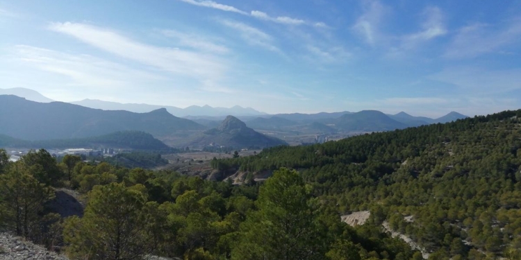 Una mujer en apuros: rescate espectacular tras una caída en un paraje de Vélez-Rubio.
