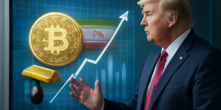 Donald Trump anuncia un acuerdo con Irán y provoca movimientos en Bitcoin, oro y petróleo. 1 Donald Trump anuncia un acuerdo con Irán y provoca movimientos en Bitcoin, oro y petróleo.
