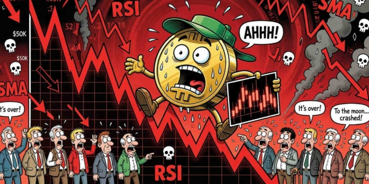 Bitcoin sufre una caída del 2.59% y se aleja de su media móvil de 7 días: ¿Qué significa esto para el futuro de la criptomoneda?