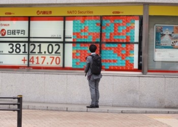 La incertidumbre en torno a la IA provoca un desplome en las bolsas asiáticas.
