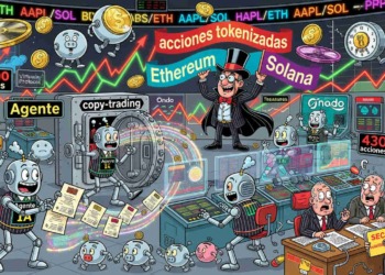 Inteligencias Artificiales toman las riendas del comercio de acciones tokenizadas en Ethereum y Solana