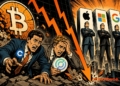 El desplome de Bitcoin arrastra a Coinbase y Circle, que caen el doble que las gigantes tecnológicas.