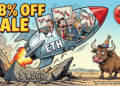 Ethereum se aferra a los USD $1.570 mientras enfrenta una dramática caída del 47% en el último año