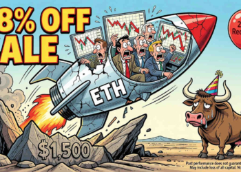 Ethereum se aferra a los USD $1.570 mientras enfrenta una dramática caída del 47% en el último año