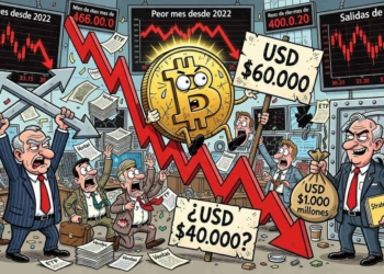 Bitcoin se encamina hacia su mes más desafiante desde junio de 2022 al desplomarse por debajo de los 60.000 dólares.