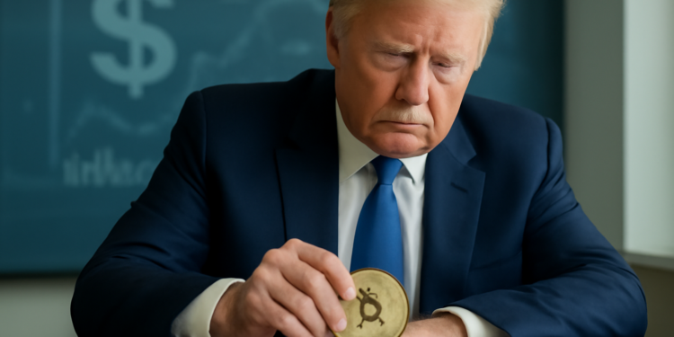 Donald Trump da un giro inesperado al aceptar concesiones sorprendentes en una ley crucial sobre criptomonedas.