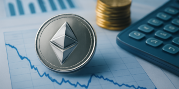 Ethereum se desploma: el precio de $ETH cae por debajo de los $1,600 ante el aumento de la presión bajista.