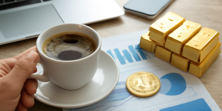 Descubre por qué tu café matutino fue la mejor inversión de la semana, superando a Bitcoin y al oro.