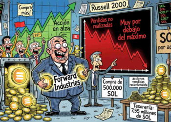 Forward Industries se dispara un 17% tras invertir 38 millones de dólares en Solana para su tesorería. 4 Forward Industries se dispara un 17% tras invertir 38 millones de dólares en Solana para su tesorería.