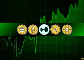 Ethereum, XRP, Cardano y Hyperliquid brillan en la semana, mientras BNB se queda atrás.